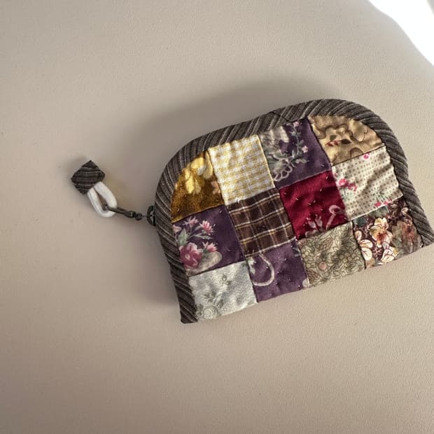 퀼트 카드 지갑 / 핸드메이드