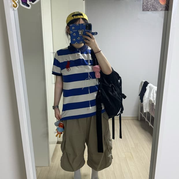 정품)대장급 폴로 빅포니 카라티 럭비 성조기 