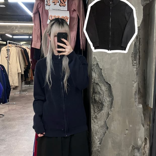 엠프리오 아르마니 니트 가디건 딥네이비 XXL  #csz3179