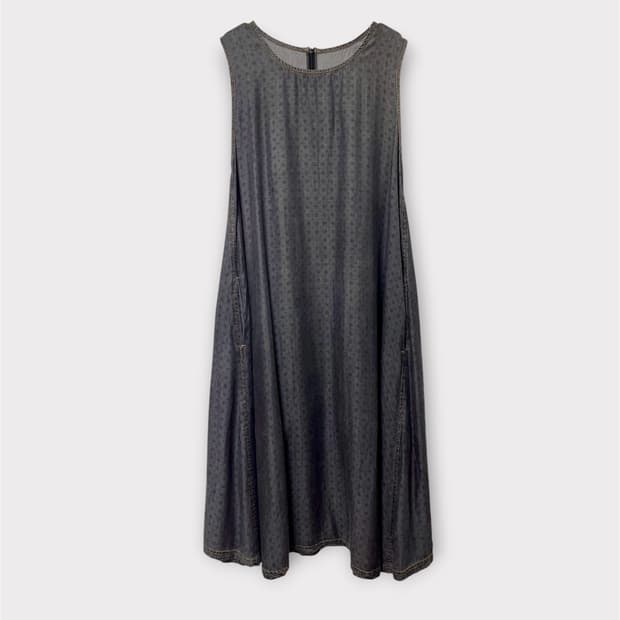 Muted Charcoal Long Dress