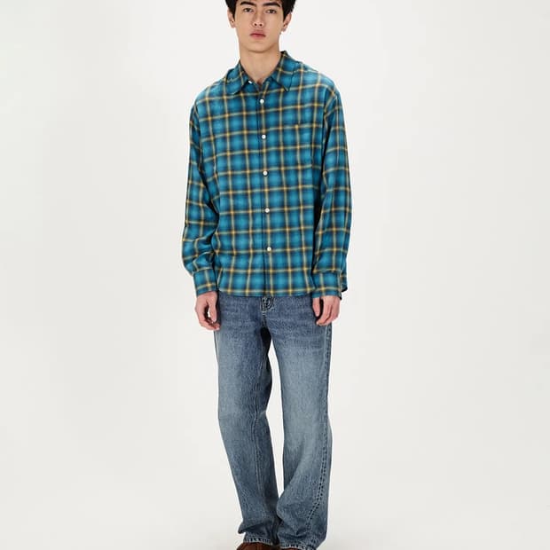 [M] 셔터 이언 데님 팬츠 빈티지 블루 eon denim pants