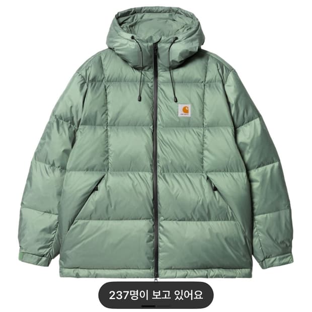칼하트 wip 아스펜 자켓 알파 그린 m