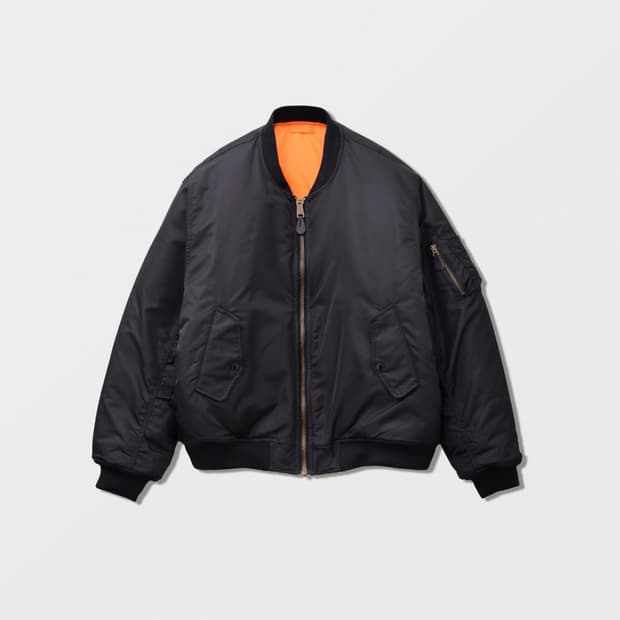 [XXL] 새상품) 포스텍스 가먼츠 더블페이스 봄버 MA-1 블랙