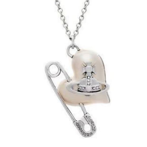 🤍오리에타 비비안웨스트우드 하트 클립 목걸이🤍