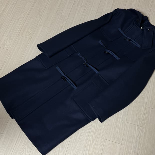 포터리/핸드메이드 더플 코트 네이비/1