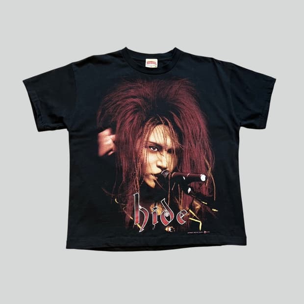 [XL]90's 엑스재팬 히데 밴드 티셔츠 