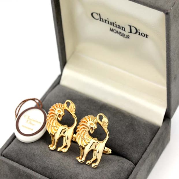 디올 A+등급 사자 한정판 유광 남자 명품 커프스