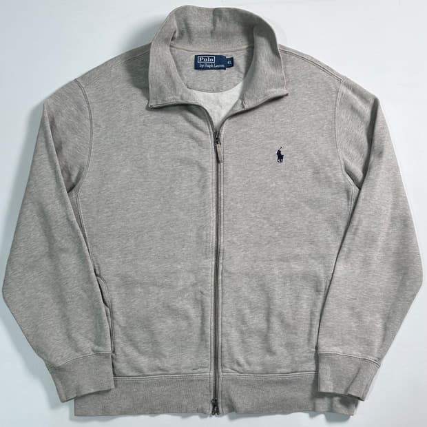 폴로 랄프로렌 그레이 스웻 집업 
