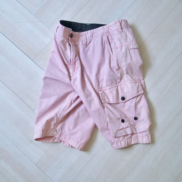[Stone Island] pink garment dying cargo 