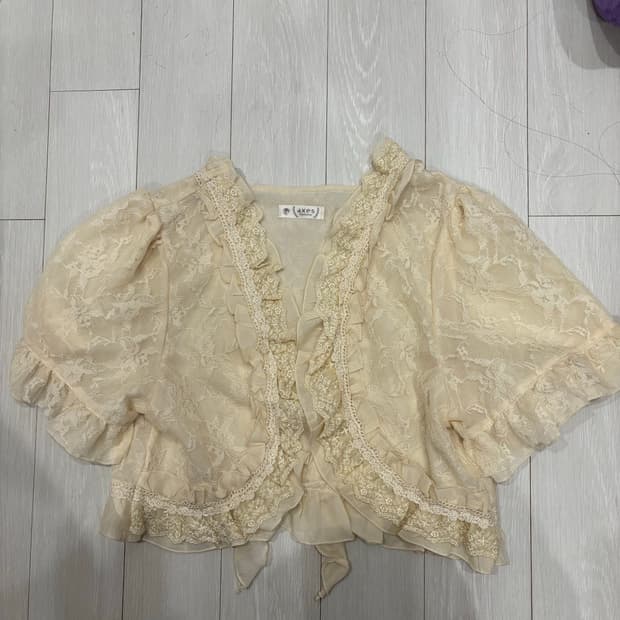 엑시즈팜 핀터 페어리 레이스 가디건