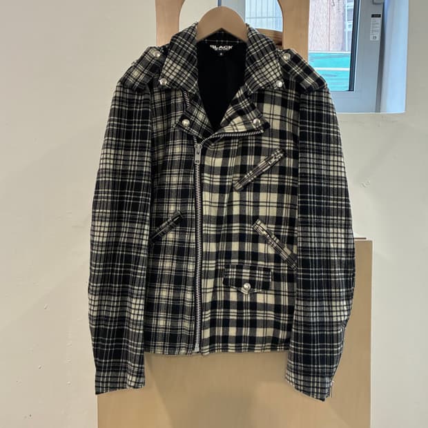 꼼데가르송 블랙 라이더 자켓