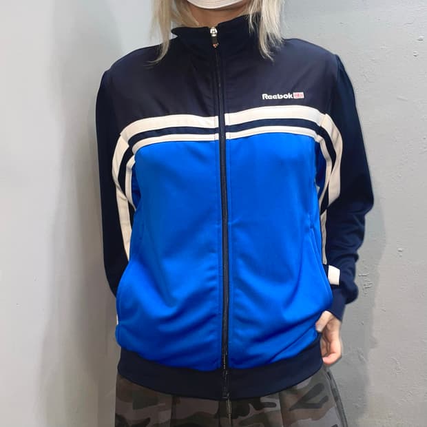 REEBOK 블루 배색 져지