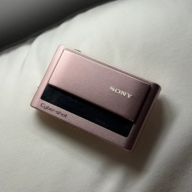 소니 사이버샷 DSC-T20 디카 디지털카메라 핑크 충전기 포함