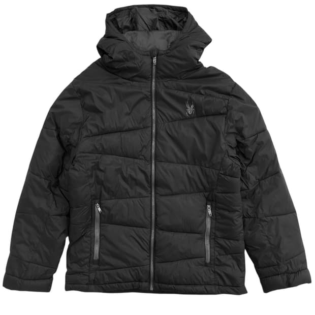 스파이더 경량패딩 다크그레이