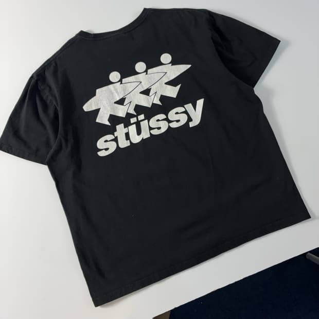 Stussy 스투시 서프워크 피그먼트 다이드 반팔티셔츠