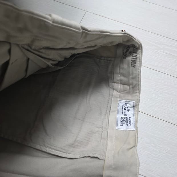 메이슨 남자 코튼팬츠 34사이즈 판매