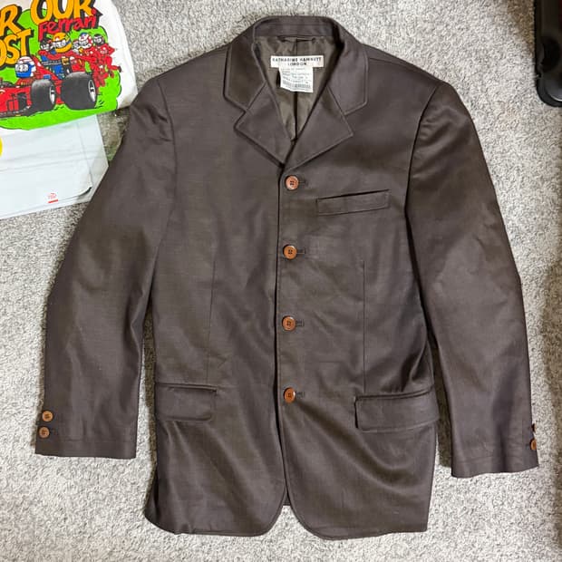 캐서린햄넷 4B 블레이저 자켓