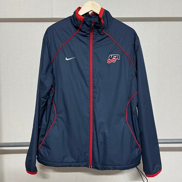 나이키 USA 바람막이 네이비/레드 XL