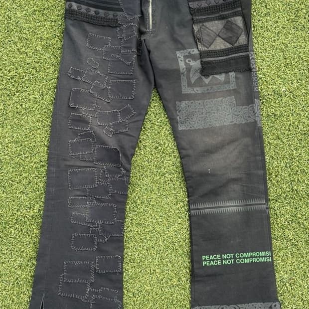 (S~L구매합니다) 언더커버 03ss scab 패치워크 팬츠