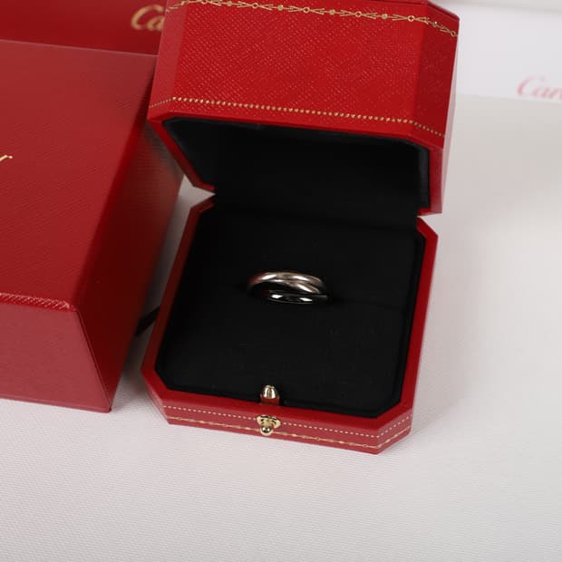 OS / Cartier 까르띠에 트리니티 클래식 화이트 골드 세라믹