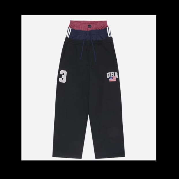 프로젝트GR 3레이어드 스웻팬츠 2사이즈 (타잔착용)