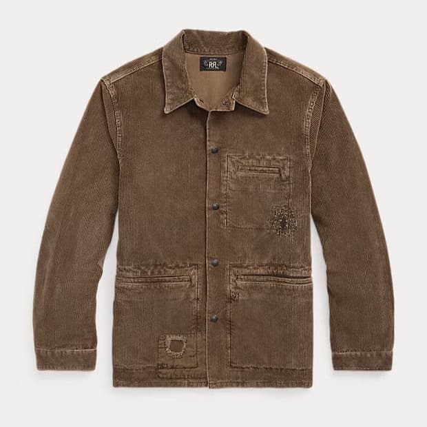 RRL 더블알엘 리페어드 코듀로이 오버셔츠 M
