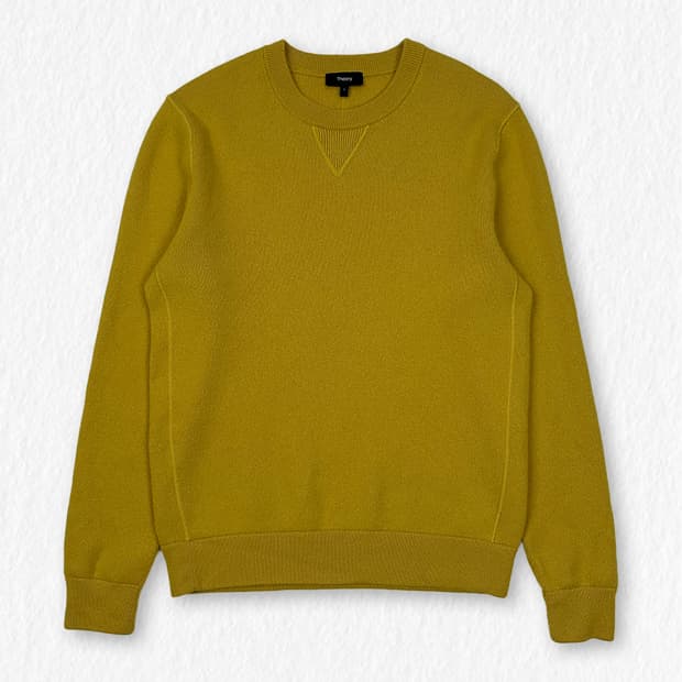 띠어리 캐시미어 100% 라운드넥 니트