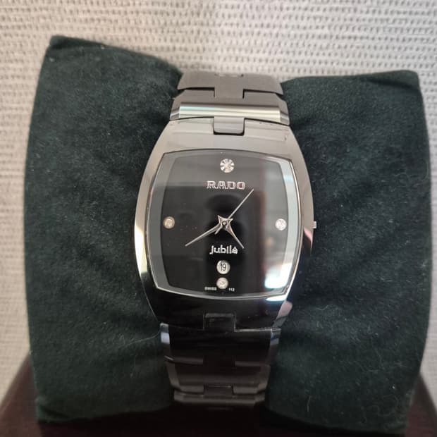 (남녀공용) 라도 쥬빌레 세라믹 블랙시계