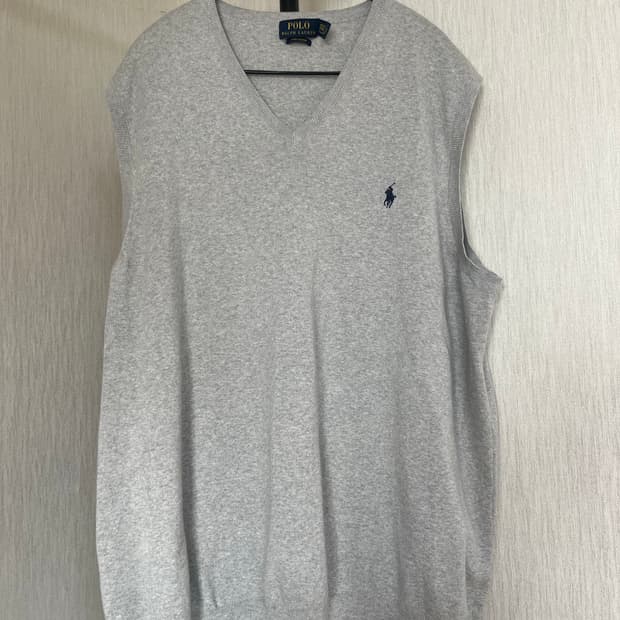 폴로 조끼 니트