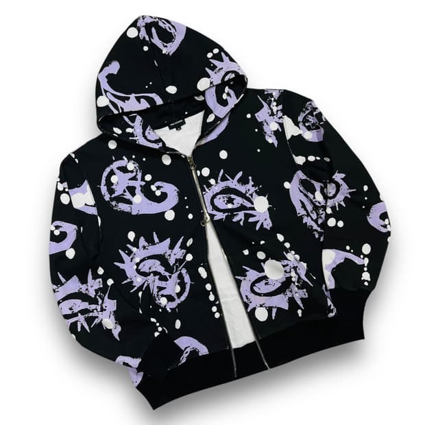 약스튜디오 반다나 투웨이 집업 후디