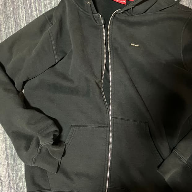 슈프림 스몰박스로고 후드집업 m