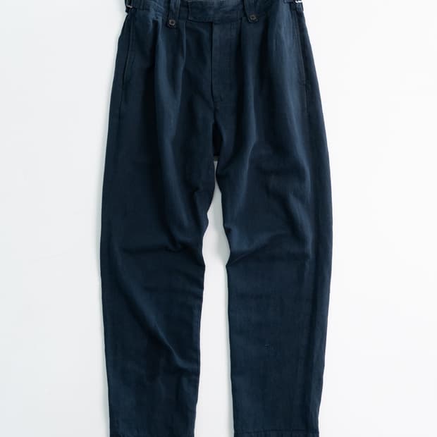 마가렛 호웰 사이드 어저스터 코튼 테이퍼드 팬츠