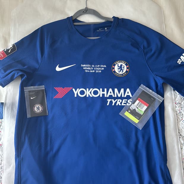 17-18 fa컵 버전 첼시 아스팔리쿠에타 유니폼 L 팝니다