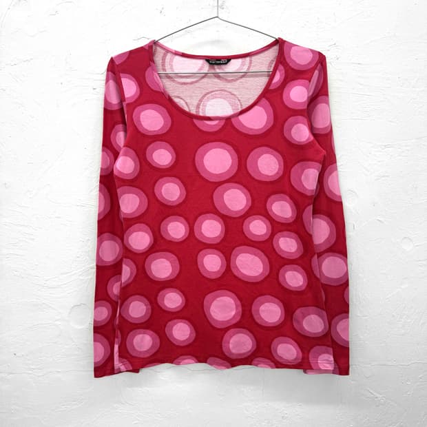 marimekko 도트 롱슬리브