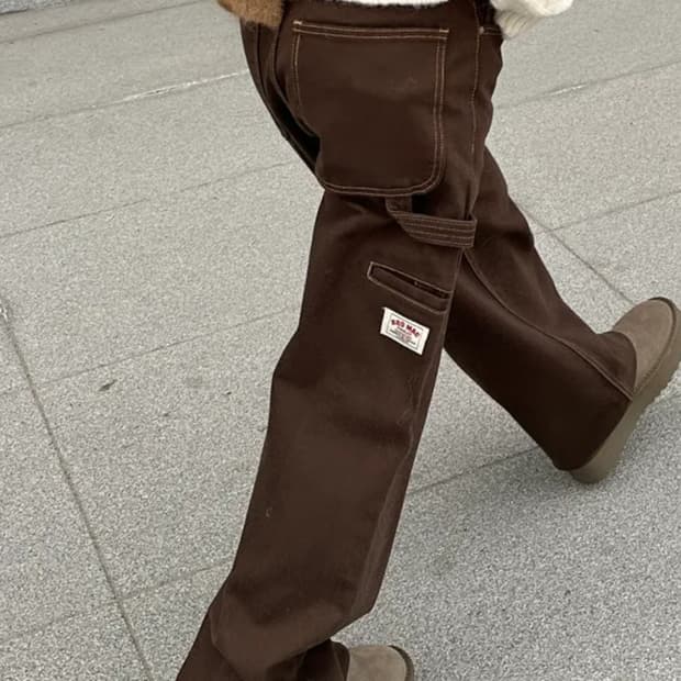 카펜더 팬츠 브라운M