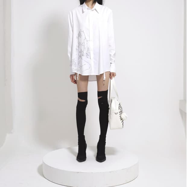 본네 bonnae boyfriend shirt