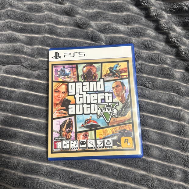 플레이스테이션5 gta5 타이틀 씨디