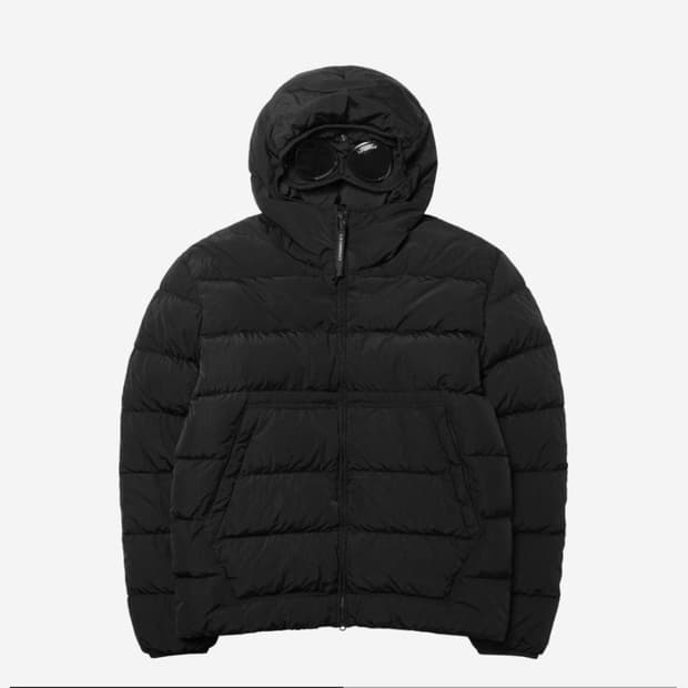 C.P. 컴퍼니 크롬-R 고글 다운 자켓 블랙 24FW -xl