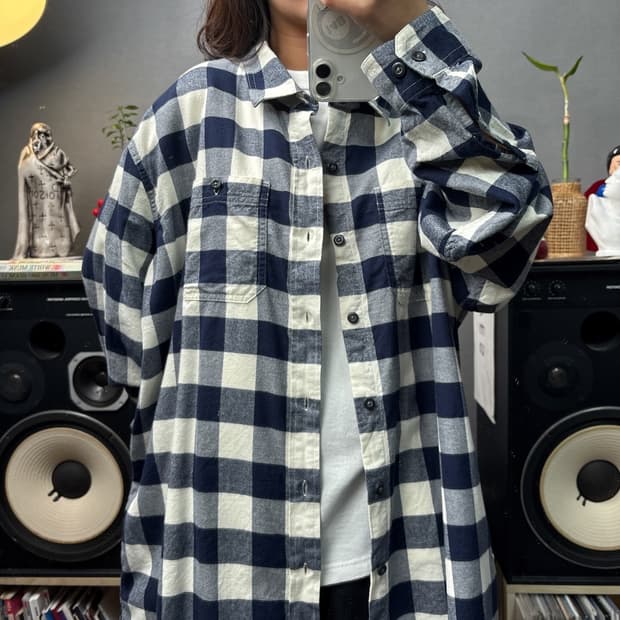 엘엘빈 체크셔츠