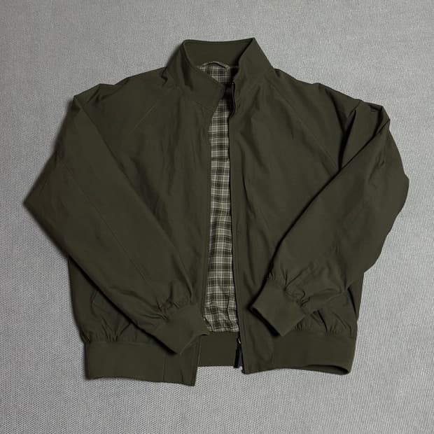 유니클로 해링턴 자켓 올리브 M
