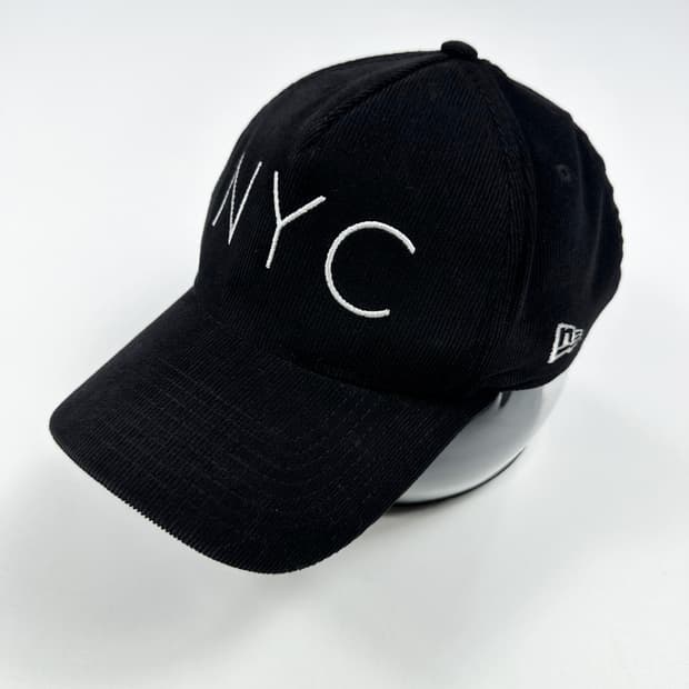 뉴에라 NYC 코듀로이 블랙 볼캡 모자