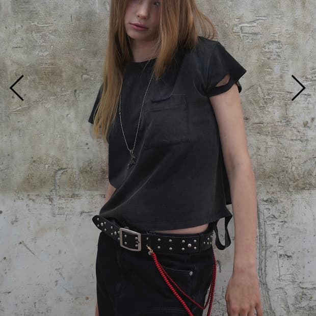 데어드 STAIN BURN T-SHIRT