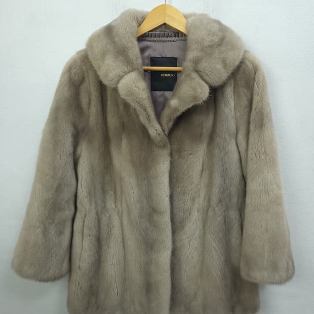 DONGWOO 천연밍크 코트 90-95 새제품급