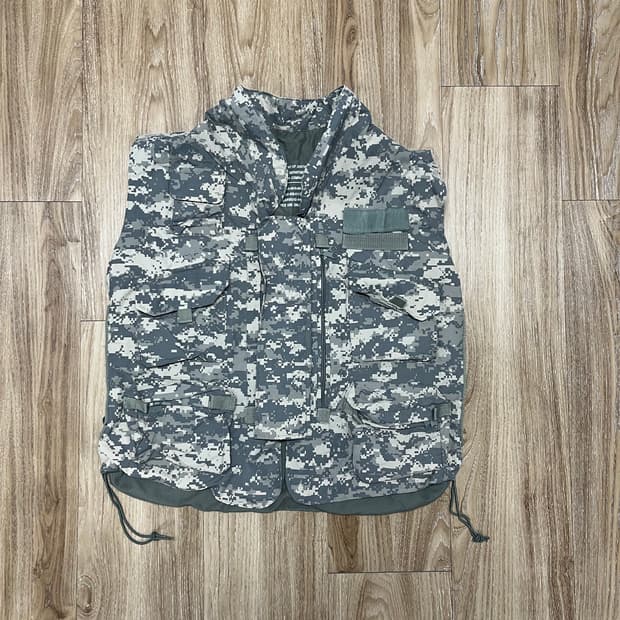 USA 택티컬 카모 베스트 L