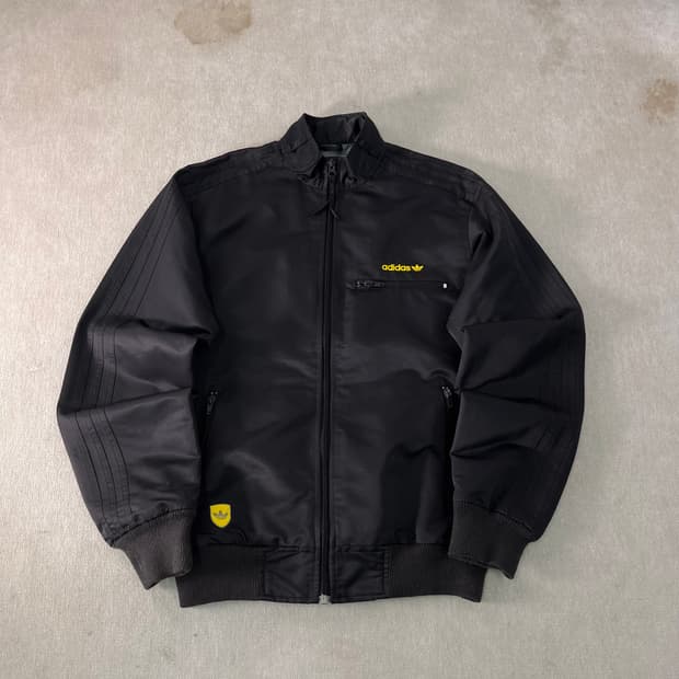 100 아디다스 90s 드라이빙 바이커 자켓 