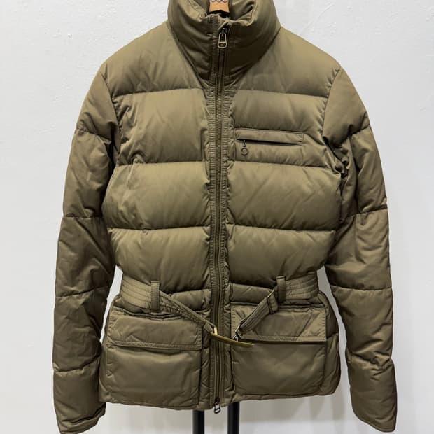 정품) 폴로랄프로렌 여성 카키색 숏패딩 점퍼 XS