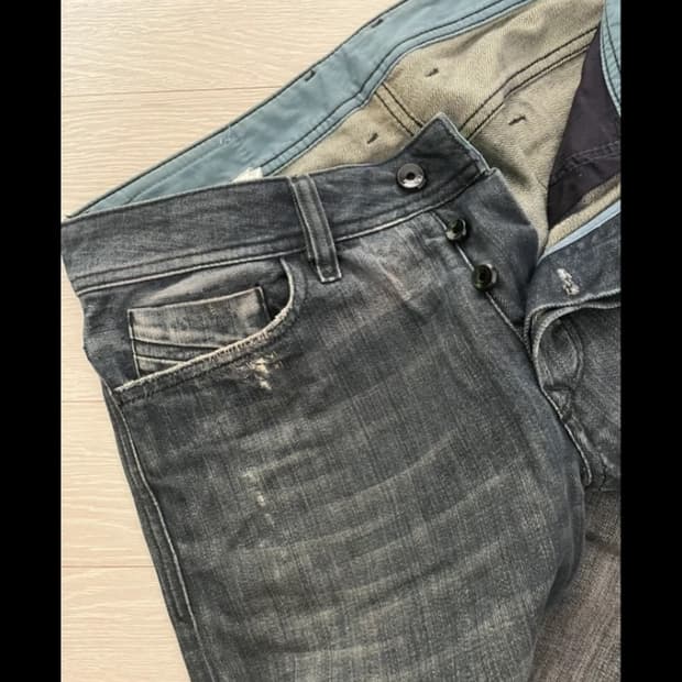 디젤 블랙골드 데님