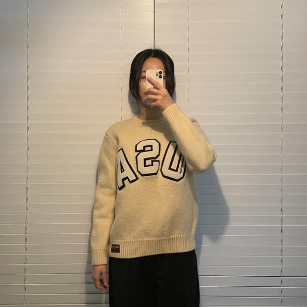 폴로진스 usa 울 니트