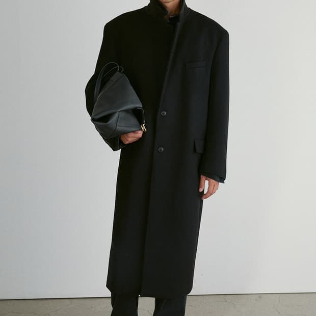 [XL] 렉토 24FW 타스마니아 싱글 코트 블랙