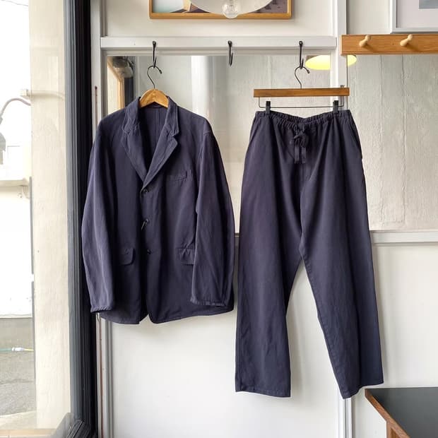 [1] 코모리 가먼트 다이드 셋업 네이비 